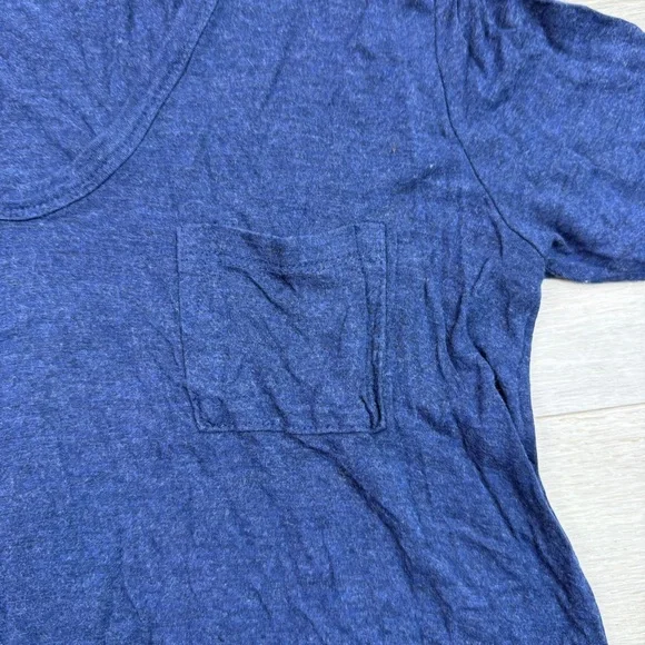 Alexander Wang Navy Blue V-Neck Top